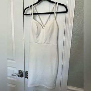 Sequin Hearts little white dress 3